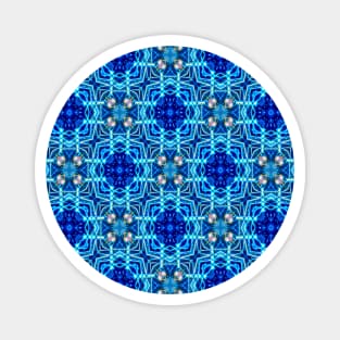 Blue and beautiful underwater patterns. Magnet